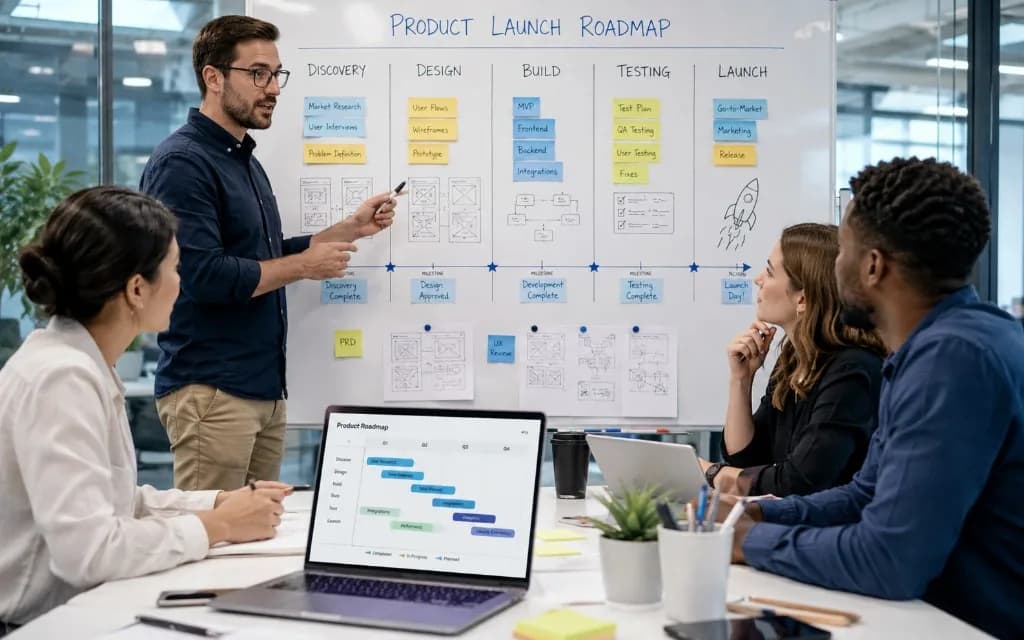 Launch a New Digital Product web solution example